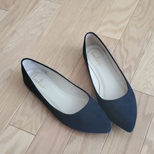 Lulus Black Velvet Flats